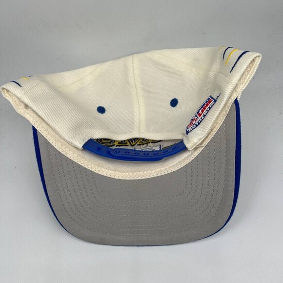 Vintage Los Angeles LA Rams NFL Diamond Cut Logo Athletic Hat Snapback Cap Men U - Picture 4 of 10